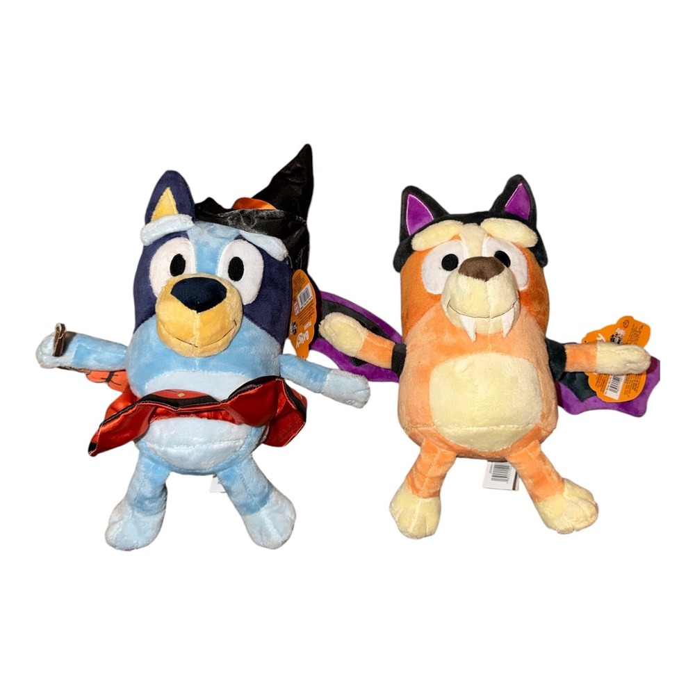 Bluey & Bingo Halloween Plush Set